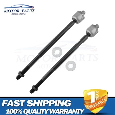 Both (2) Front Inner Tie Rod Ends for 2003 2004 2005 2006 Mitsubishi Outlander Foto 1 de 4
