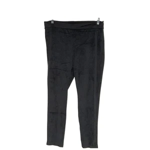 Pantaloni skinny Lands' End in velluto nero - Donna L - Foto 1 di 4