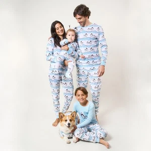Leveret Womens Two Piece Cotton Pajamas Penguin XL - Picture 1 of 7
