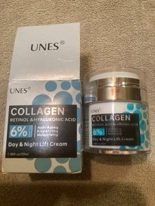 Unes Collagen Retinol 6% Day And Night Lift Cream 1.86oz Anti Aging - Picture 1 of 5