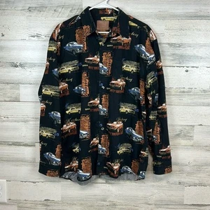 Buckhorn River Button Down Hemd GR L Classic Ford Mustangs Print - Bild 1 von 6