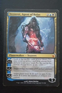 Magic The Gathering MTG TEZZERET, AGENT OF BOLAS Mirrodin Besieged MP Played - Foto 1 di 2