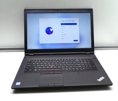 Lenovo ThinkPad P73 17.3" i7-9850H 2.60GHz 32GB 384GB SSD 6GB Gráfico GANAR 11 PRO Foto 1 de 4
