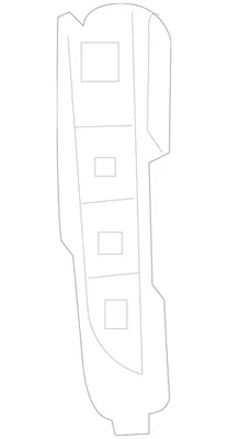 Genuine Mercedes-Benz Switch Block 205-905-96-08 - Image 1 of 2