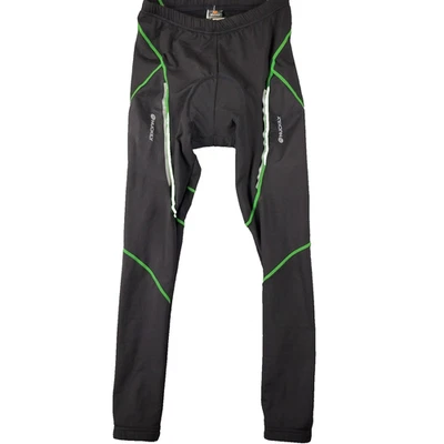 Nuckily pants unisex medium black green winter fleece gel padded NS903 skinny XS - Image 1 of 4