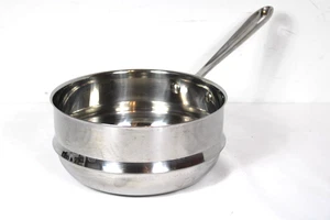 All Clad 8" Stainless Double Boiler Insert Logo - Picture 1 of 9