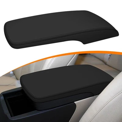 Fits 10-12 Lexus ES350 Black Vinyl Leather Center Console Lid Armrest Cover Foto 1 de 4