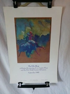 Polo Ralph Lauren Vintage 18" X 26.5" Advert Poster Iconic Fashion Brand (1985) - Picture 1 of 12
