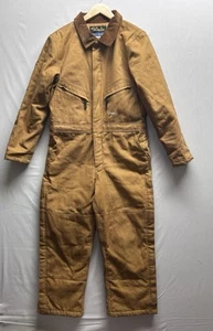 Walls Zero-Zone Brown Cotton Work Coveralls YOUTH Sz 16 100% Cotton Barely Worn - Picture 1 of 12