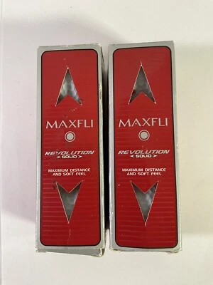 Lote de 2 x 3 paquetes de pelotas de golf lisas MAXFLI Revolution 6 en total Foto 1 de 2