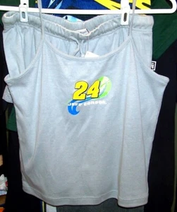 VINTAGE 2004 CHASE LADIES TANK TOP TEE SHIRT / SHORTS SET #24 JEFF GORDON XL NWT - Picture 1 of 5
