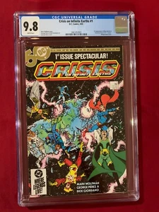 Crisis on Infinite Earths #1 CGC 9.8 Key Issue! Perez! DC Comics DCU 1985 - Picture 1 of 2