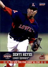 2017 New York-Penn League All-Stars Choice #24 Denyi Reyes Dominican Republic DR