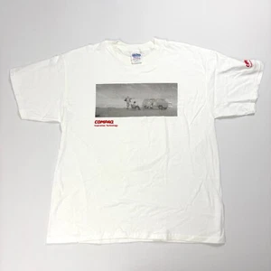 Vintage Compaq Inspiration Technology T Shirt White Sz XL Computer Gildan - Picture 1 of 7
