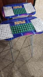 2 sets Wheel of Fortune Door-Prize Folding TV Trays with Magnetic letters Stands - Picture 1 of 7