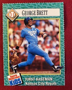 1990 Sports Illustrated For Kids Goerge Brett #162 Kansas City Royals