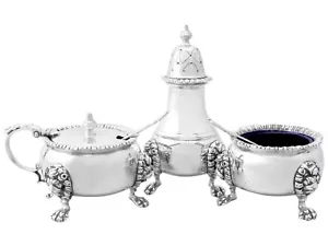 Vintage Sterling Silver Condiment Set  - Picture 1 of 9