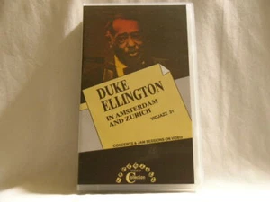 DUKE ELLINGTON Amsterdam & Zurich 1958-59 Johnny Hodges Clark Terry VHS TAPE - Picture 1 of 3