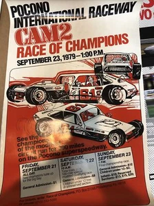 Pocono International Raceway Cam To 1979 Vintage Poster - Picture 1 of 4
