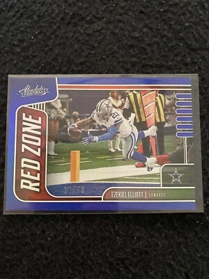 Ezekiel Elliott Red Zone /50 Absolute Football 🏈 Dallas Cowboys - Image 1 of 3