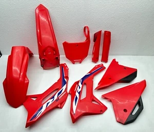 2022 Honda CRF450R Plastics Kit Shroud Fender Panel Guard Protector Red CRF 450R - Picture 1 of 5