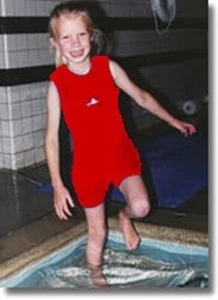 Traje de neopreno Warm Belly Youth - rojo - Imagen 1 de 2