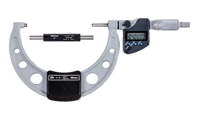 Mitutoyo 293-350-30 - 4" - 5" / 101mm- 127mm Digimatic Mic. RA .0005, IP65 SPC - Image 1 of 3