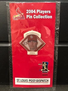 2004 St. Louis Post-Dispatch Cardinals Players Pin Collection Jim Edmond - Picture 1 of 1