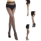 Women Open Crotch Fishnet Tights Rhombus for for Butterfly Mesh
