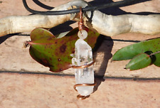 Clear Quartz Crystal Pendant and Necklace from Arkansas Amplify Energy Healing