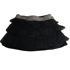 Girls Unbranded 6-6X Black/Silver Waist Skirt - Picture 1 of 3