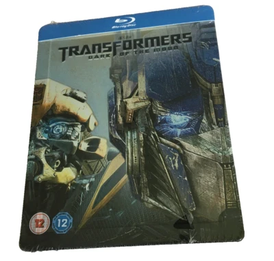 TRANSFORMERS DARK OF THE MOON BLU-RAY STEELBOOK  UK RELEASE MOVIE Sealed NEW - Image 1 of 3