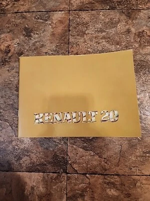 Руководство пользователя Renault 20 - год неизвестен - английский язык - Изображение 1 из 4