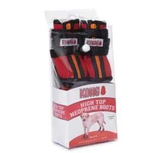 KONG High Top Neoprene Dog Boots - protection from the harshness of cold weather - Picture 1 of 5