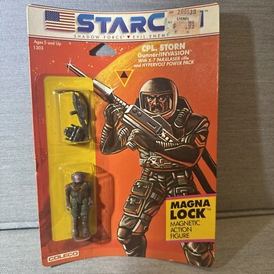 Starcom 1986 CPL. Figura de acción magnética Storn Magna Lock Shadow Force de colección Foto 1 de 4
