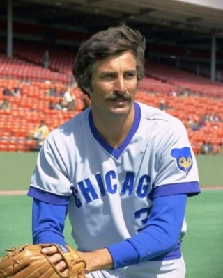 RARE Bob Locker 8x10 Prob 1973 Chicago Cubs Oakland A's White Sox Seattle Pilots - Image 1 of 4