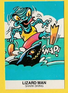 Unusually Funny Factory Holiday Spirits - UK Trade Trading card #8 Lizard Man - Picture 1 of 2