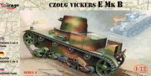 1/72 WW2  Vehicle : Vicker E Mk.B  Light Tank [Poland] #72604 : MIRAGE HOBBY - Bild 1 von 1