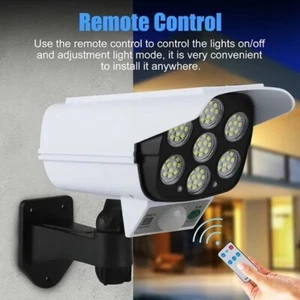 77LED Solar Light Outdoor Motion Sensor Security Dummy Camera Wireless IP65 - Picture 1 of 10