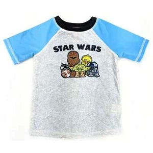 Star Wars Boys Rash Guard Toddler Yoda Swim Shirt Size 4T - Picture 1 of 5
