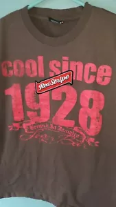 Camiseta Oficial CERVEZA LAGER JAMAICANA RAYA ROJA Camiseta Bordada Talla M - Imagen 1 de 7