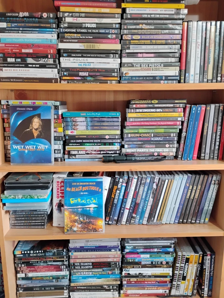 NEW SEALED MUSIC DVDS (ROCK POP COUNTRY INDI SOLO) MULTI PURCHASE DISCOUNT - Image 1 of 1