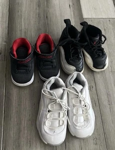 Nike Jordan Turnschuhe Kleinkind 3 Paar Leder Canvas Baby Junge Größe 8C, 4C, 5C - Bild 1 von 23