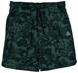 Reebok Mens Green Gables Camo Slim Fit Delta Core Short 3XL/3EG/3TG - Picture 1 of 11