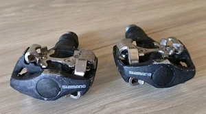 Shimano PD-M535 SPD Clipless Pedals Black Dual-Sided Mountain Bike MTB Japan - Picture 1 of 4