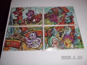 Ü-Ei Deutschland, Puzzle Komplettsatz,, Aqualand ", 4 Stück, + je ein Bpz.,! - Bild 1 von 2