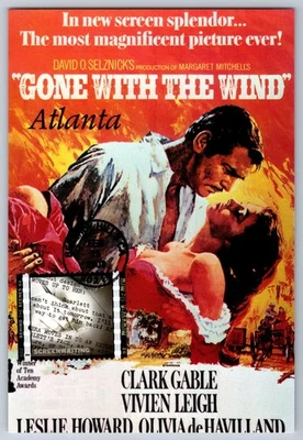 #3772a Screenwriting Gone with the Wind FDC Maxi Card - Image 1 of 2