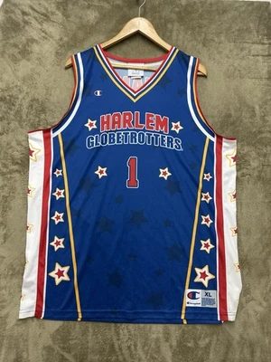HARLEM GLOBETROTTERS Джерси XL чемпион баскетбола чемпион #1 - Изображение 1 из 4