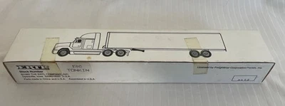 NIB Vtg ERTL 1993 ‘TONKIN’ Freightliner Cab With Trailer 1/64 Scale #T045 - Image 1 of 4