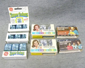 21 Packs Camera FlashCubes & Magicubes, Sylvania, Westinghouse, GE 84 Bulbs NEW - Picture 1 of 7